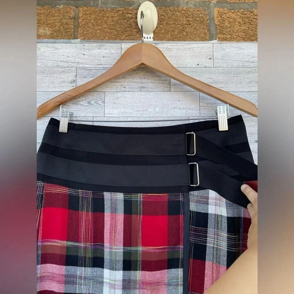Public School Plaid Asymmetric Tartan preppy aesthetic skirt 6 - Picture 6 of 14